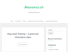 Tablet Screenshot of neuronics.ch